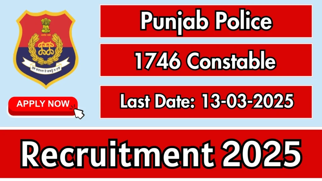 Punjab Police Recruitment 2025
